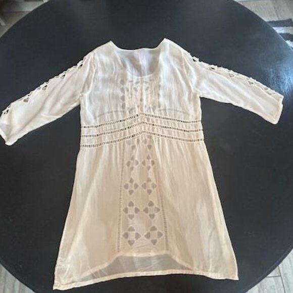 Off-white Johnny Was dress - Picture 1 of 8